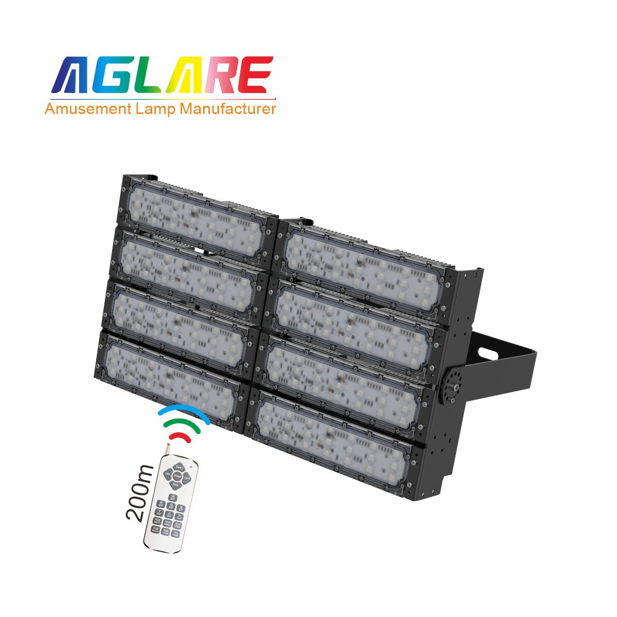 400WLED彩色投光灯泛光灯,变色户表射灯带？仄